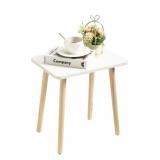 WOODEN SIDE TABLE 15 3/4IN X 15 3/4 H 16