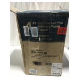 EGG CRATE ALOE VERA MEMORY FOAM TOPPER SIZE