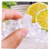 40pcs Artificial Ice Acrylic Ice Cubes Crystal