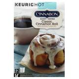 12 Cup Pods Cinnabon Classic Cinnamon Roll Keurig