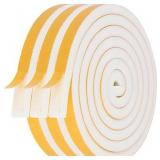 Futuwi Weather Stripping for Doors-3 Rolls, 1/4