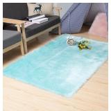 CHITONE FAUX FUR SHEEPSKIN RUG 2X3FT 2PCS