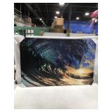 CANVAS PAINTING 45 X 30 IN. DAMAGED