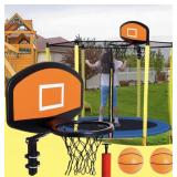 POWEKA TRAMPOLINE BASKETBALL HOOP