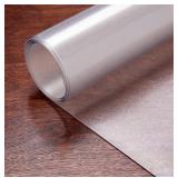 FROSTED CLEAR DESK PROTECTOR MAT 48IN