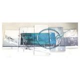 5PANEL WALL ART 40x20IN TOTAL