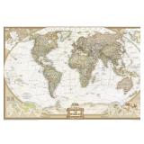 NATIONAL GEOGRAPHIC 46X 30IN WORLD MAP NATIONAL GEOGRAPHIC 46X 30IN WORLD MAP