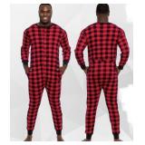 Ross Michaels Men's Buffalo Plaid One Piece Ross Michaels Men's Buffalo Plaid One Piece