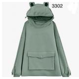 Sz XXL(18) LNYSOTX Frog Hoodie Sweatshirt Zipper Sz XXL(18) LNYSOTX Frog Hoodie Sweatshirt Zipper