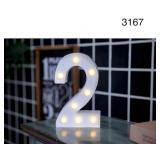 #2 LED Light with Numbers for Christmas Decoration #2 LED Light with Numbers for Christmas Decoration