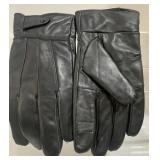 1 Pair Leather Gloves Black 1 Pair Leather Gloves Black