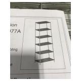 JEROAL 6 TIER WIRE SHELVING SIZE 20X13.5 IN PER JEROAL 6 TIER WIRE SHELVING SIZE 20X13.5 IN PER