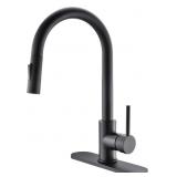 BLACK PULL OUT KITCHEN FAUCET UNTESTED BLACK PULL OUT KITCHEN FAUCET UNTESTED