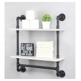 INDUSTRIAL PIPE SHELVING 24IN INDUSTRIAL PIPE SHELVING 24IN