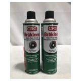 BRAKLEEN, BRAKE PARTS CLEANER2 BOTTLES OF 396 BRAKLEEN, BRAKE PARTS CLEANER2 BOTTLES OF 396