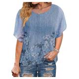 3 XLARGE Sese Code Plus Size Women Chiffon B 3 XLARGE Sese Code Plus Size Women Chiffon B