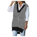 Medium Viottiset Women's Oversized V Neck Knit Medium Viottiset Women's Oversized V Neck Knit