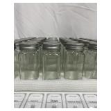GLASS SPICE JARS 36PC GLASS SPICE JARS 36PC