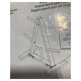 1 INCH STANDARD PLATE TREE/RACK FOR WEIGHT UNUSED 1 INCH STANDARD PLATE TREE/RACK FOR WEIGHT UNUSED