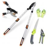 COLWELT GARDEN SHEARS SET 27-41 EXTENDABLE ANVIL COLWELT GARDEN SHEARS SET 27-41 EXTENDABLE ANVIL