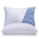 2 SHREDDED MEMORY FOAM PILLOWS 2 SHREDDED MEMORY FOAM PILLOWS