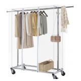GREENSTELL GARMENT RACK 43-59x18x63IN GREENSTELL GARMENT RACK 43-59x18x63IN