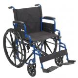 BLUE STREAK WHEELCHAIR 18IN BLUE STREAK WHEELCHAIR 18IN