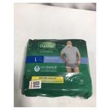 DEPEND, MENS ADULT DIAPERSSIZE: LPACK OF 17 DEPEND, MENS ADULT DIAPERSSIZE: LPACK OF 17