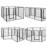 YAHEETECH, DOG FENCE 8 PANELS (W) 31.5 X (H) 40 YAHEETECH, DOG FENCE 8 PANELS (W) 31.5 X (H) 40