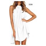 Sz M Women's Summer Halter Neck Sleeveless Mini Sz M Women's Summer Halter Neck Sleeveless Mini