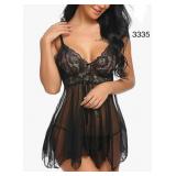 Sz Avidlove Women's Lace Sleepwear Set, Mesh Sz Avidlove Women's Lace Sleepwear Set, Mesh