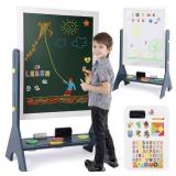 KRAMOW KIDS 2-IN-1 WOODEN ART EASEL KRAMOW KIDS 2-IN-1 WOODEN ART EASEL