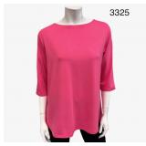 -Sz L Women Blouse Pink -Sz L Women Blouse Pink