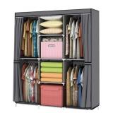YOUUD PORTABLE WARDROBE SIZE 66IN H X 50IN W X YOUUD PORTABLE WARDROBE SIZE 66IN H X 50IN W X