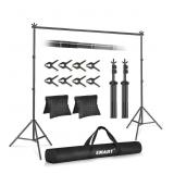EMARTPHOTO BACKDROP STAND KIT 7X 10FT/2.1MX3M EMARTPHOTO BACKDROP STAND KIT 7X 10FT/2.1MX3M