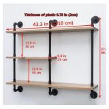 3TEIR INDUSTRIAL PIPE SHELF 3TEIR INDUSTRIAL PIPE SHELF