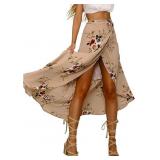 Unbranded Medium Wrap Long Skirt Floral Unbranded Medium Wrap Long Skirt Floral