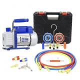AC VACUUM PUMP AND GAUGE SET AC VACUUM PUMP AND GAUGE SET