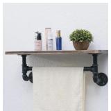 WOMIO BATHROOM SHELF W/ TOWEL BAR WOMIO BATHROOM SHELF W/ TOWEL BAR