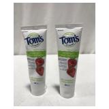 TOMS FLUORIDE TOOTHPASTE SILLY STRAWBERRY SIZE TOMS FLUORIDE TOOTHPASTE SILLY STRAWBERRY SIZE