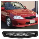 FRONT GRILLE COMPATIBLE FOR 1999-2000 HONDA CIVIC FRONT GRILLE COMPATIBLE FOR 1999-2000 HONDA CIVIC