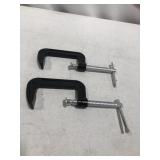 2 C-CLAMPS3 IN. 2 C-CLAMPS3 IN.