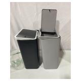2 GARBAGE CANS 14x6 INCH 2 GARBAGE CANS 14x6 INCH