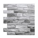 GREY FAKE STONE PANELS 38.5 x20IN GREY FAKE STONE PANELS 38.5 x20IN