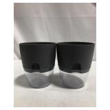 SELF WATERING POTS FOR INDOOR PLANTS 2 PC 6 SELF WATERING POTS FOR INDOOR PLANTS 2 PC 6