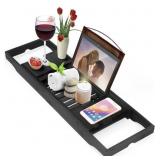 HOMEMAID LIVING BAMBOO BATHTUB TRAY HOMEMAID LIVING BAMBOO BATHTUB TRAY