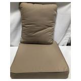 PATIO CHAIR CUSHION SET SEAT 24x24x5IN BACK PATIO CHAIR CUSHION SET SEAT 24x24x5IN BACK