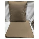 PATIO CHAIR CUSHION SET SEAT 24x24x5IN BACK PATIO CHAIR CUSHION SET SEAT 24x24x5IN BACK