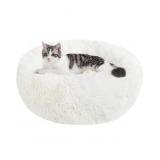 NEPFAIVYWHITE FLUFFY CAT BED 19.7IN/50CM NEPFAIVYWHITE FLUFFY CAT BED 19.7IN/50CM
