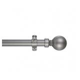 TAILOR & TAYLORSILVER CURTAIN ROD 1IN ROD TAILOR & TAYLORSILVER CURTAIN ROD 1IN ROD